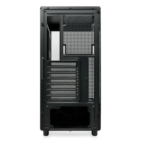 Корпус без блока питания/ Case HSPD F510, Panoramic Mid Tower, Black, фото 3
