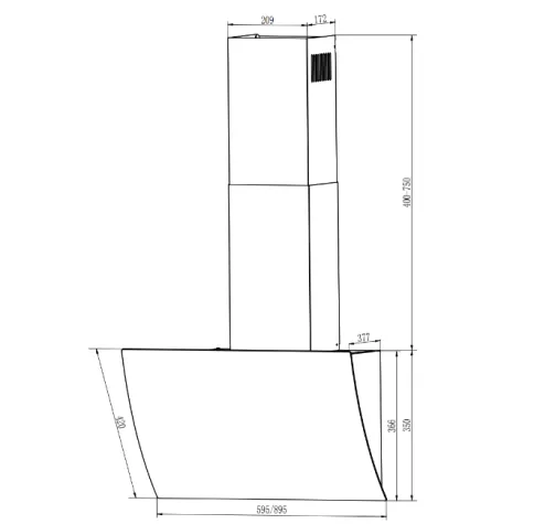 Вытяжка ELIKOR КВ WAVE 60 WH (243080) фото 8