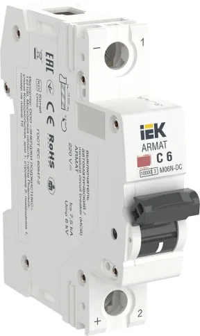 ARMAT Авт. выкл. M06N 1P C 6А IEK фото 10