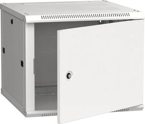 Шкаф LINEA W 9U 600x600 мм дверь металл, RAL7035 фото 2