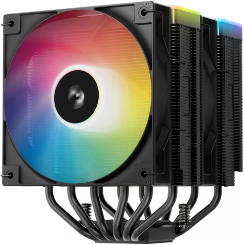 Устройство охлаждения(кулер) Deepcool AG620 Bk V2 ARGB Soc-AM5/AM4/1200/1700/1851 черный 4-pin... фото 2