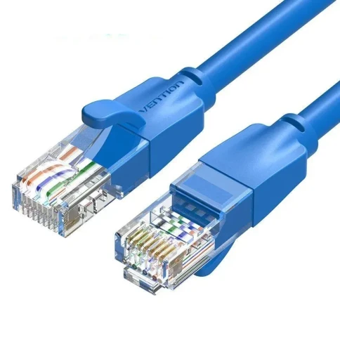 Патч-корд Vention прямой UTP cat.6, RJ45 - 3м. Синий фото 4