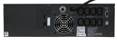 Источник бесперебойного питания Powercom King Pro RM KIN-3000AP LCD 2400Вт 3000ВА черный/ UPS Powercom King Pro RM KIN-3000AP LCD 2400W 3000Va black фото 5