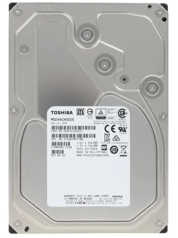 Жесткий диск/ HDD Toshiba SATA3 6TB 3.5" Server 7200 4Kn 128Mb for HUA фото 1