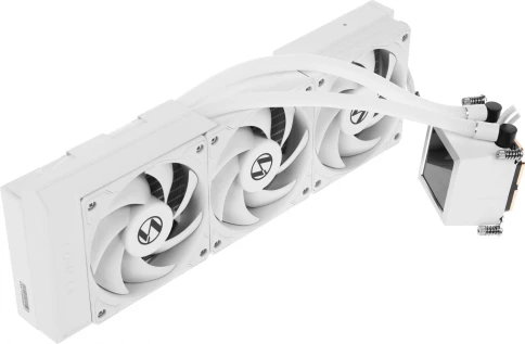 Система водяного охлаждения Lian-Li HydroShift LCD 360S Soc-AM5/AM4/1700/1851 белый 4-pin... фото 8