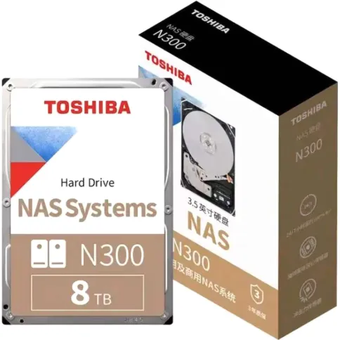 Toshiba N300 NAS 8TB (HDWG480UZSVA) фото 4