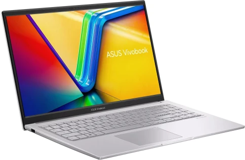 Ноутбук/ ASUS X1504VA-BQ4056 15.6"(1920x1080 (матовый) IPS)/Intel Core 5 120U(1.4Ghz)/16384Mb/512PCISSDGb/noDVD/Int:Shared/Cam/BT/WiFi/42WHr/war 1y/1.7kg/Cool Silver/DOS фото 3