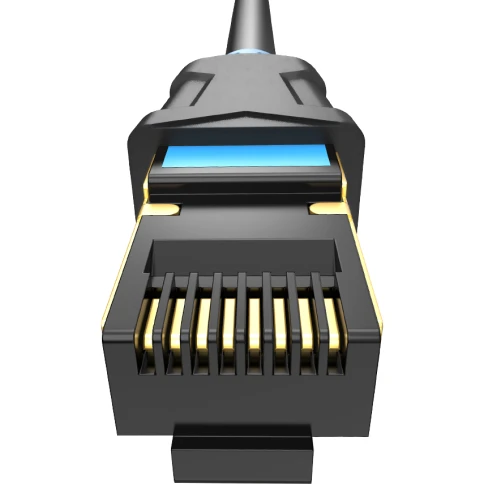 Патч-корд удлинитель Vention прямой SSTP cat.6, RJ45 - 3м. Черный фото 3