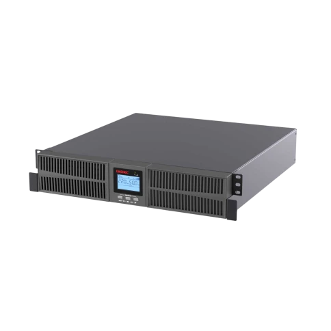 Онлайн ИБП ДКС серии Small Rackmount, 3000 ВА/2700 Вт, 1/1, 8xIEC C13, EPO, USB, RS-232, Rack 2U, без АКБ, 9Ач фото 2