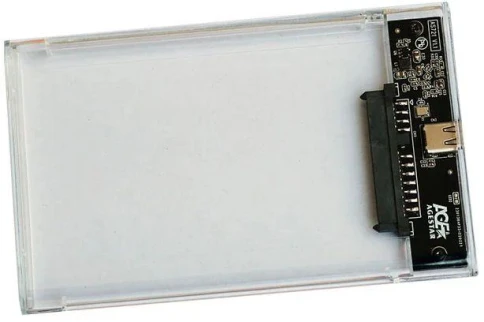 Внешний корпус для HDD/SSD AgeStar 3UB2P4C SATA III USB3.0 пластик... фото 6