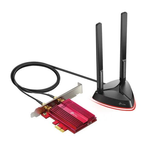 Адаптер Wi-Fi/ 11AX 3000Mbps dual-band PCI-E adapter, two external Ant фото 9