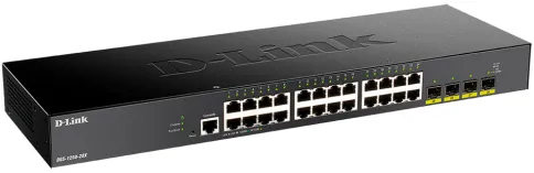 Коммутатор/ DGS-1250-28X Smart L2 Switch 24x1000Base-T, 4х10GBase-X SF фото 2
