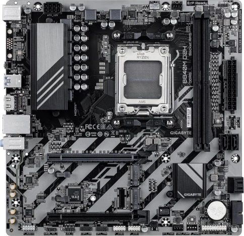 Gigabyte B840M D2H фото 2