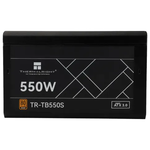 Блок питания 550W/ Power Supply Thermalright, 550W 80+ Bronze (ATX, 3.0, Non-modular, 1x24(20+4)pin 550mm, 1xCPU*2 8(4+4)pin 600+150mm, 1xPCIe 8(6+2)pin 450mm, 1xSATA*3+MOLEX4pin*1 400+150+150+150mm, 1xSATA*2+MOLEX4pin*2 400+150+150+150mm, Active, 120x120 фото 1