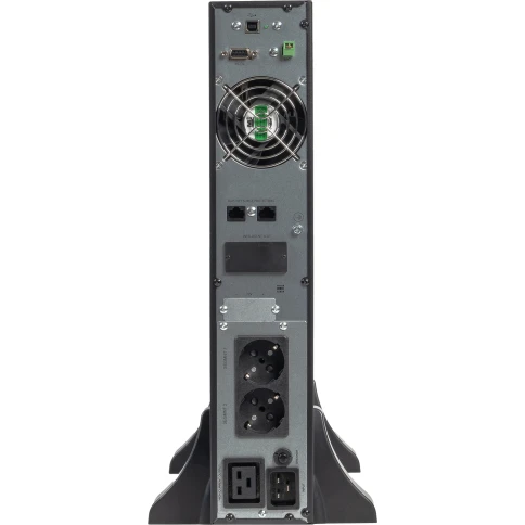 8772 ИБП SKAT-UPS 3000-RACK-ON-6X9 P3 3000ВА/3000 Вт, 2U, On-Line, синус, встр. АКБ 72В (6x9Ач), 2хSchuko+1xC19, USB, RS232, RS485, параллельный порт, слот для карт (SNMP, реле), EPO, ШхГхВ 440х605х88, масса 30.4 кг фото 6