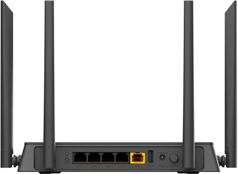 Маршрутизатор/ AC1200 Wi-Fi EasyMesh Router, 100Base-TX WAN, 4x100Base-TX LAN, 4x5dBi... фото 4