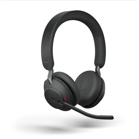 Гарнитура беспроводная/ Jabra Evolve2 65, Link380c MS Stereo Stand Black фото 2