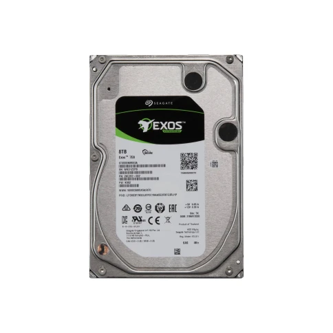 Жесткий диск/ HDD Seagate SAS 8Tb  Exos  12Gb/s  7200rpm 256Mb  1 year фото 1