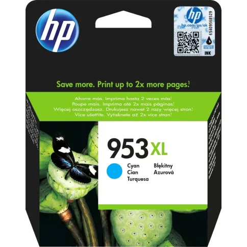 Картридж/ HP 953XL High Yield Cyan Original Ink Cartridge фото 1