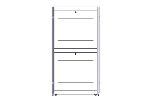 Шкаф Systeme Electric, серия Uniprom, 48U-750/1200, боковые панели 4шт фото 7