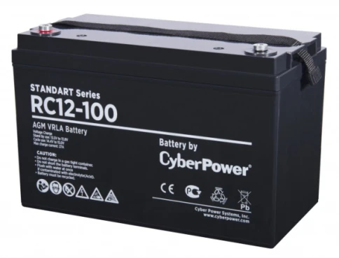 Аккумуляторная батарея SS CyberPower RC 12-100 / 12 В 100 Ач фото 1