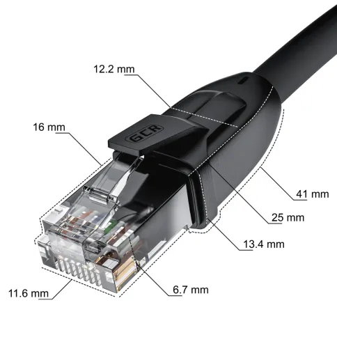 Greenconnect RJ45(m) - RJ45(f) Cat. 6 U/UTP LSZH 2м фото 5