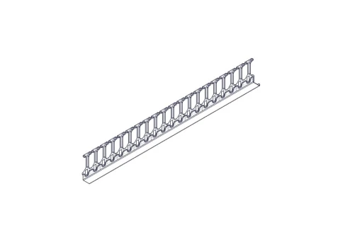 Vertical cable manager Systeme Electric, Excelente series, 42U, plasti фото 3