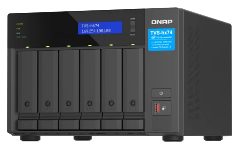 Сетевое хранилище без дисков/ ENTERPRISE QNAP TVS-h674-i5-32G QTS hero фото 3