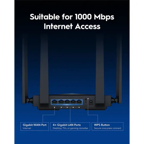 Маршрутизатор/ BE3600 Gigabit Dual Band Wi-Fi 7 Mesh Router, Chipset B фото 9