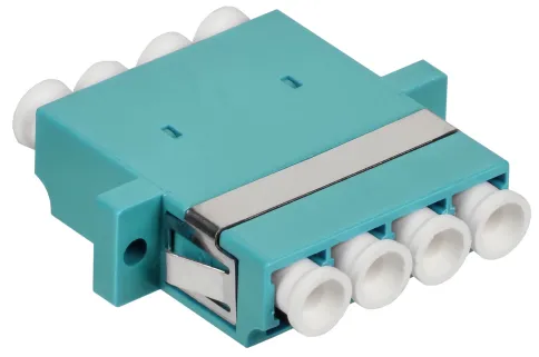 ITK Адаптер оптический проходной LC-Quad OM3 UPC фото 1