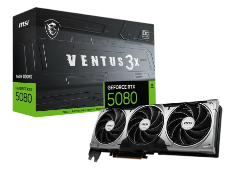MSI GeForce RTX 5080 16G VENTUS 3X фото 1