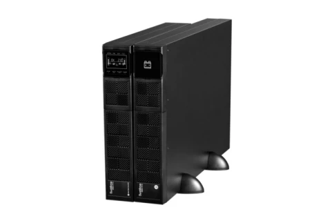ИБП Systeme Electric Smart-Save Online SRV 6000 ВА, конвертируемый форм-фактор 4U, 230 В, 1:1, клеммный вход/выход, SmartSlot, LCD, USB, версия с возможностью увеличения времени автономии, 2 кор. фото 1