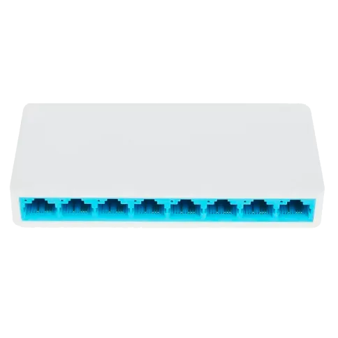 Коммутатор/ 8-port 10/100Mbps desktop switch, plastic case фото 1