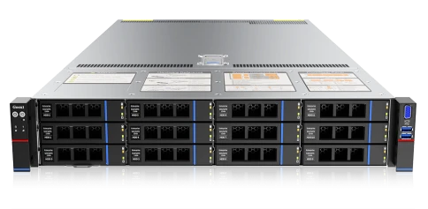 Серверная платформа/ Gooxi SL201-D12R-NV-G4 2u 12bay server with NVME фото 1