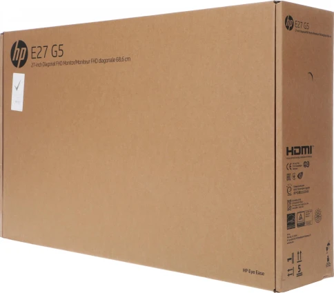 Монитор HP 27" E27 G5 черный IPS LED 16:9 HDMI матовая HAS Piv 300cd 1 фото 11