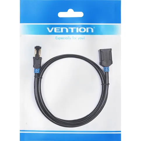 Патч-корд удлинитель Vention прямой SSTP cat.6, RJ45 - 3м. Черный фото 4