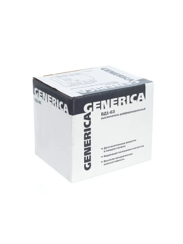 УЗО ВД1-63 4Р 32А 100мА GENERICA фото 4