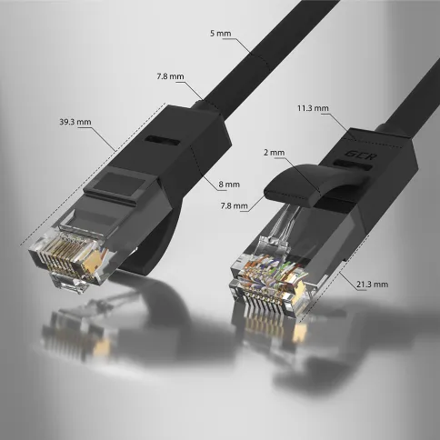 Greenconnect RJ45(m) - RJ45(m) Cat. 5e UTP  4.5м черный фото 3