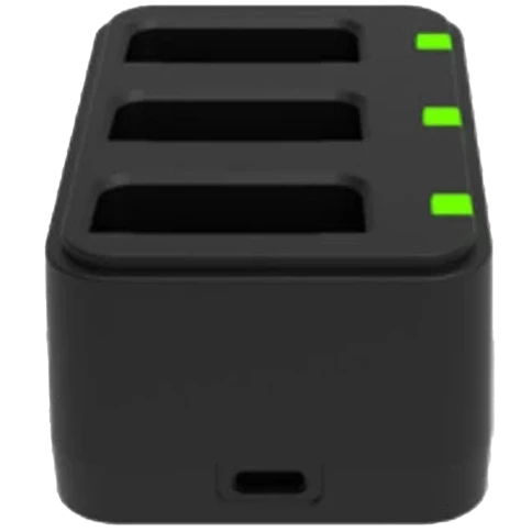 Зарядное устройство для аккумулятора/ 3-Slot battery charger of WD10, Power Supply order separately: 100~240VAC, 12VDC, 3A. фото 1