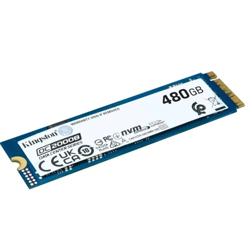 Твердотельный накопитель/ Kingston SSD DC2000B 480GB, M.2 22x80mm, NVM фото 2