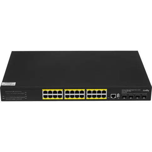 Коммутатор/ 24-Port Layer 3 Managed Gigabit PoE+ Switch with 4 10G SFP фото 2