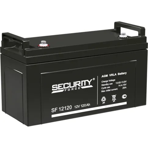 Аккумуляторная батарея/ Battery SECURITY FORCE SF series, SF 120, volt фото 1