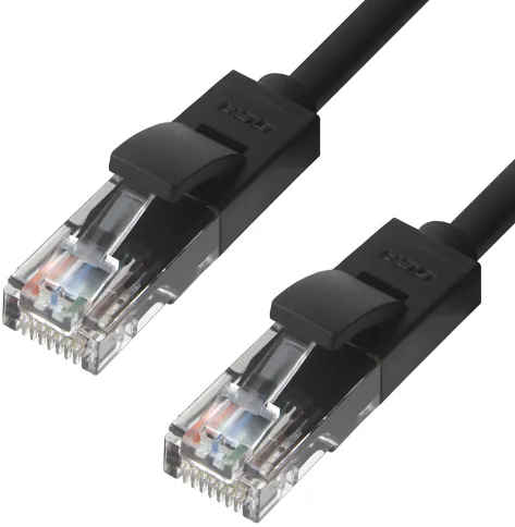 Greenconnect RJ45(m) - RJ45(m) Cat. 5e U/UTP PVC 30м чёрный фото 3