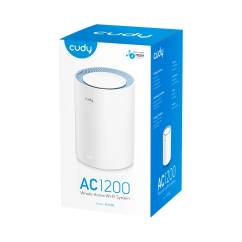 Wi-Fi Mesh-система/ AC1200 Wi-Fi Mesh Solution 1-Pack, Chipset MediaTek, Dual-Band, 867Mbps at 5GHz + 300Mbps at 2.4GHz, 802.11ac/a/b/g/n, 2 Fast Ethernet Ports, 2 internal antennas, MU-MIMO, DDNS, Zerotier/Wireguard/OpenVPN/IPSec/L2TP/PPTP VPN,  DNS over фото 5