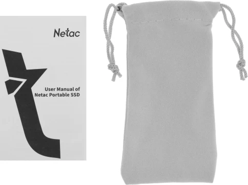 Накопитель SSD Netac USB-C 1000Gb NT01ZX20-001T-32BL ZX20 2.5" синий фото 8