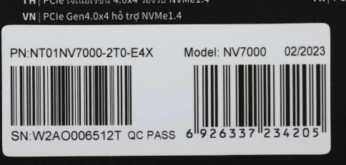 Твердотельный накопитель Netac PCIe 4.0 x4 2TB NT01NV7000-2T0-E4X NV7000 M.2... фото 9