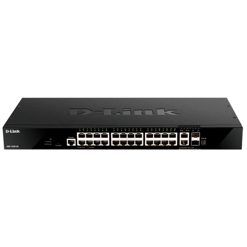 Коммутатор/ DGS-1520-28,DGS-1520-28/A1A Managed L3 Stackable Switch 24x1000Base-T, 2x10GBase-T, 2x10GBase-T, 2x10GBase-X... фото 1
