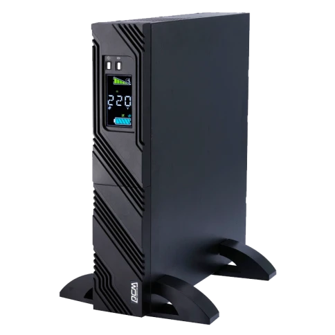 ИБП SPR-3000 LCD линейно-интерактивный, 3000 ВA, 2400 Вт, LCD, Rack/Tower, 8 розеток IEC320 C13 и 1 розетка C19 с резервным питанием, USB, RS-232, слот под SNMP карту, защита RJ45, ШхГхВ 428 x 431 x 84 мм 31.5 кг/ UPS POWERCOM SPR-3000 LCD, line-interacti фото 2