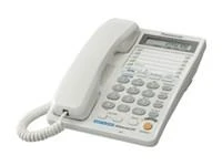 Телефон проводной Panasonic KX-TS2368RUW белый фото 1