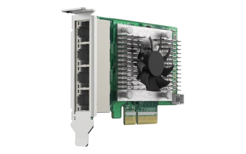 Сетевая карта/ QNAP QXG-2G4T-I225 4-port 2.5 GbE network expansion car фото 4